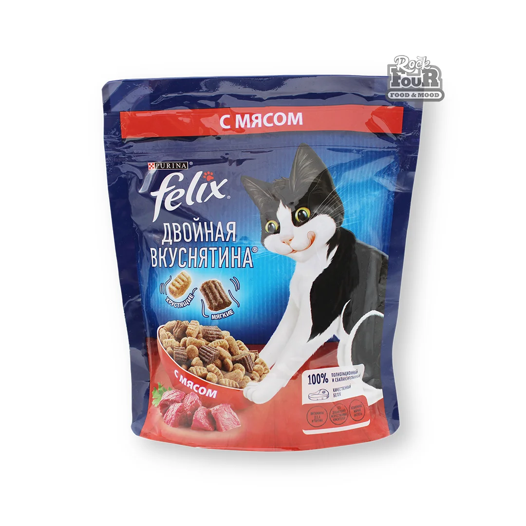 Կատվի կեր «Felix» մսով 600գ